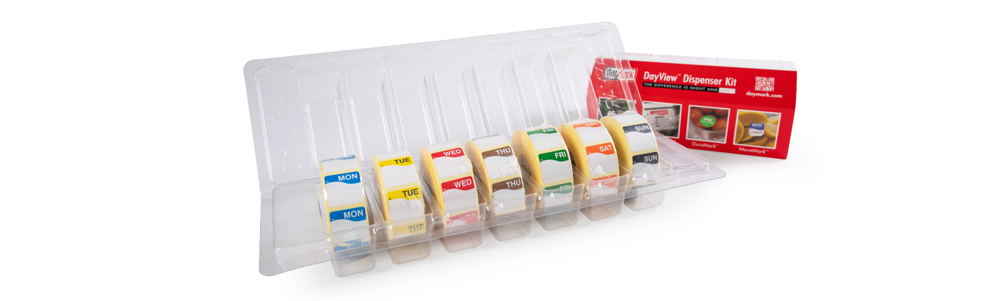 Medium 25mm Days of the Week Labels