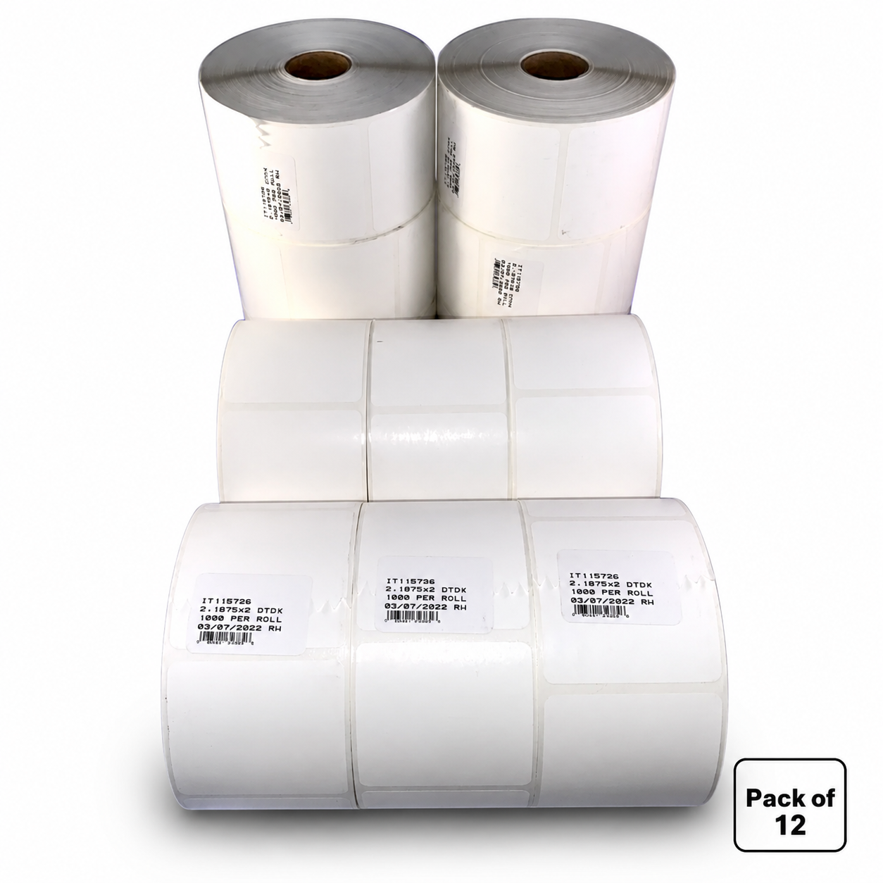 Matt85 Direct Thermal Food Labels 56mm x 51mm Permanent Adhesive – 115736