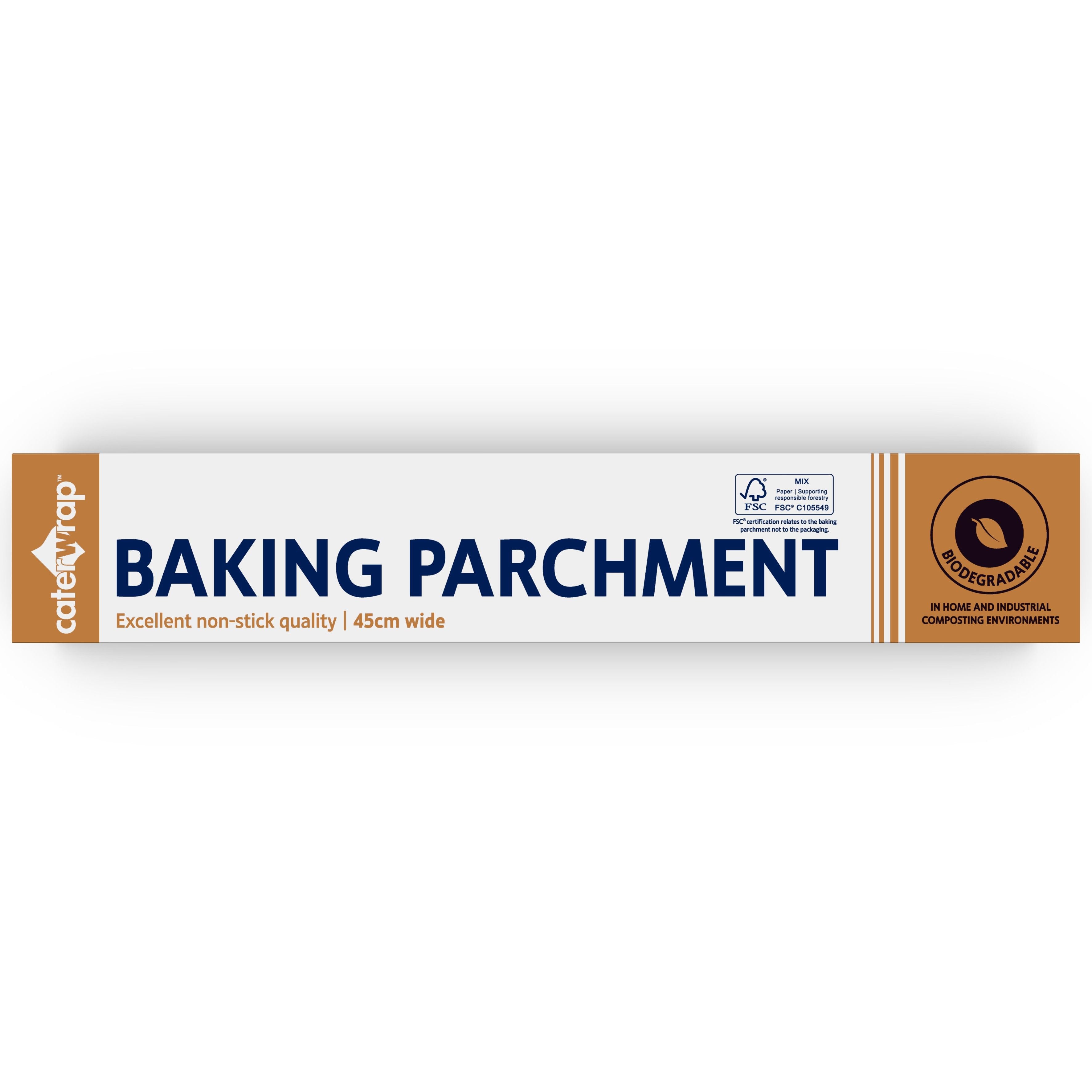 21C27 - Caterwrap Baking Parchment Paper 45cm x 50M in Cutter Box