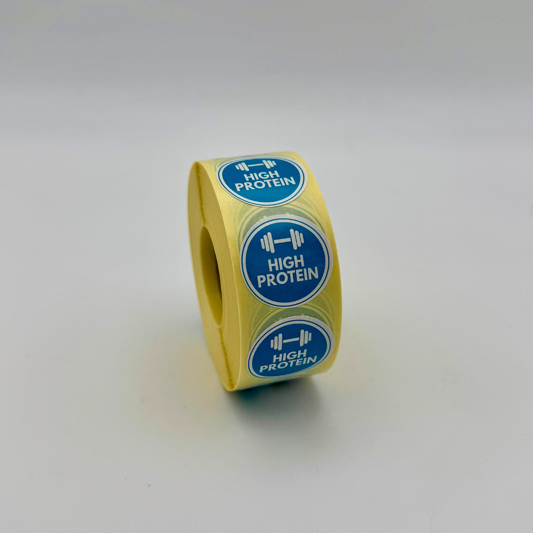 High Protein Nutritional Labels 25mm 1000 labels per roll