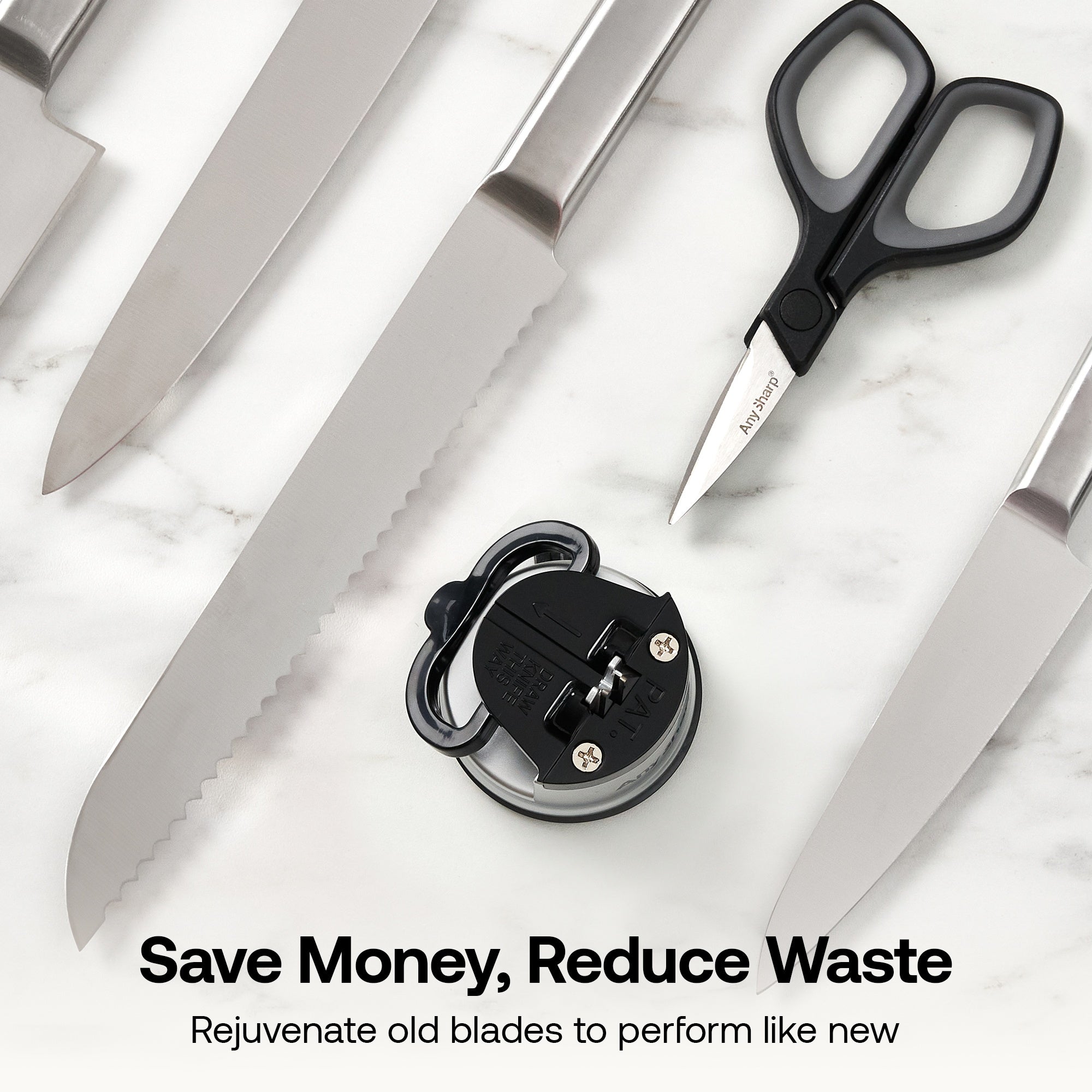 Mini Scissors and Classic Knife Sharpener Bundle