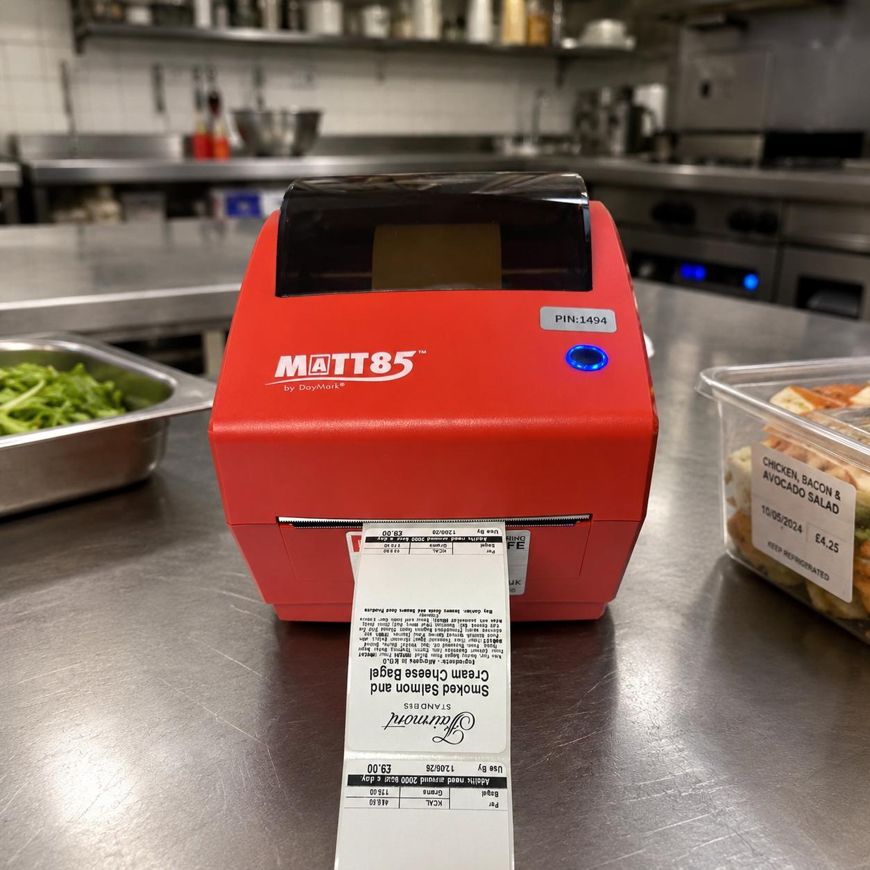 Matt85 Direct Thermal Food Labels 56mm x 102mm Permanent Adhesive – 115738