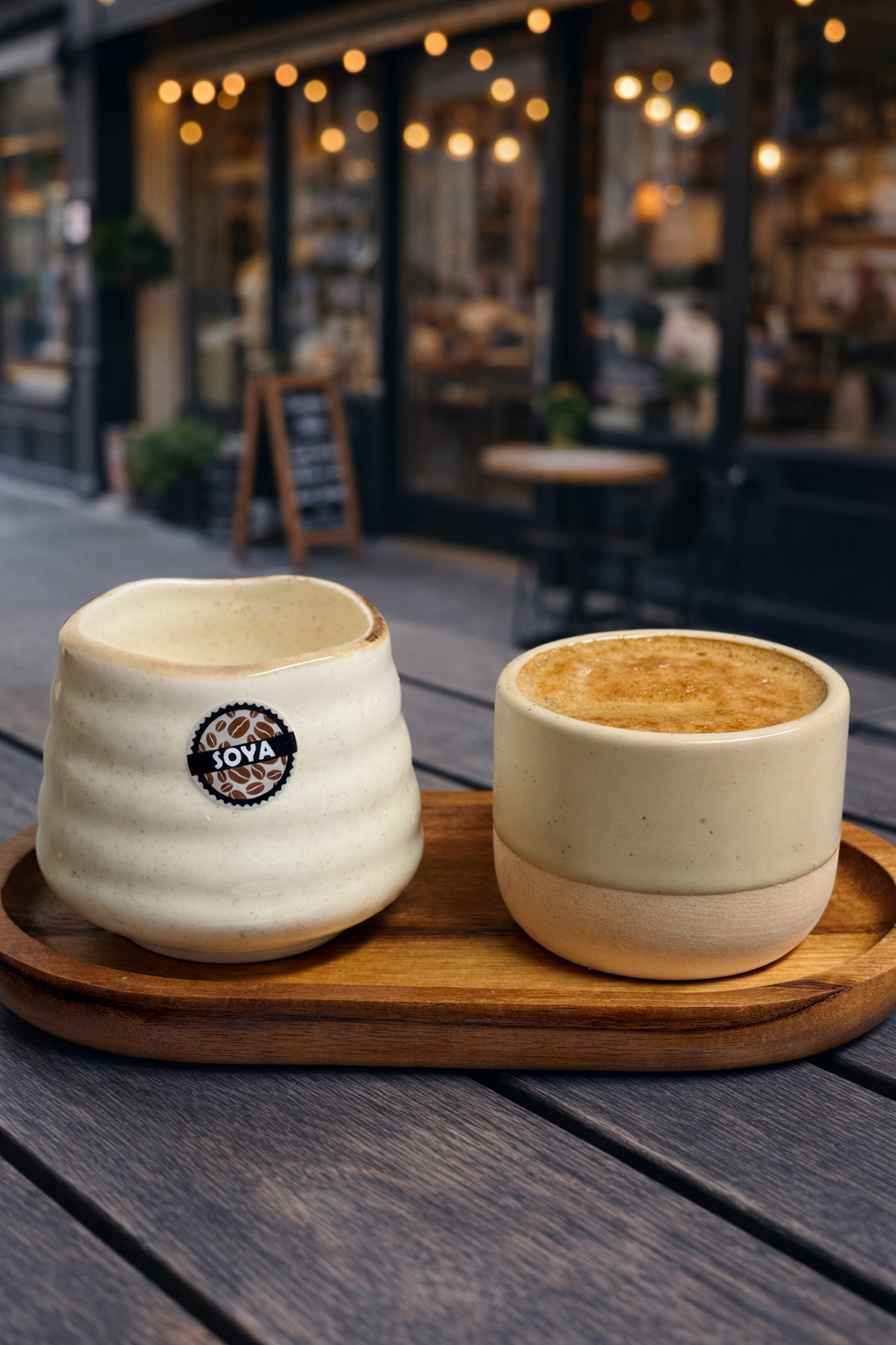 Soya Milk Coffee Shop Barista Labels 20mm 1000 labels per rolls