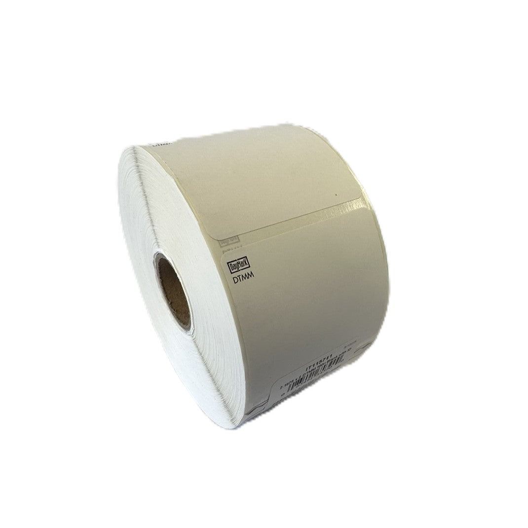 115741 - Removeable Matt85 Labels 55mm x 50mm - Blank 1000 labels per roll for efficient labeling in restaurants.