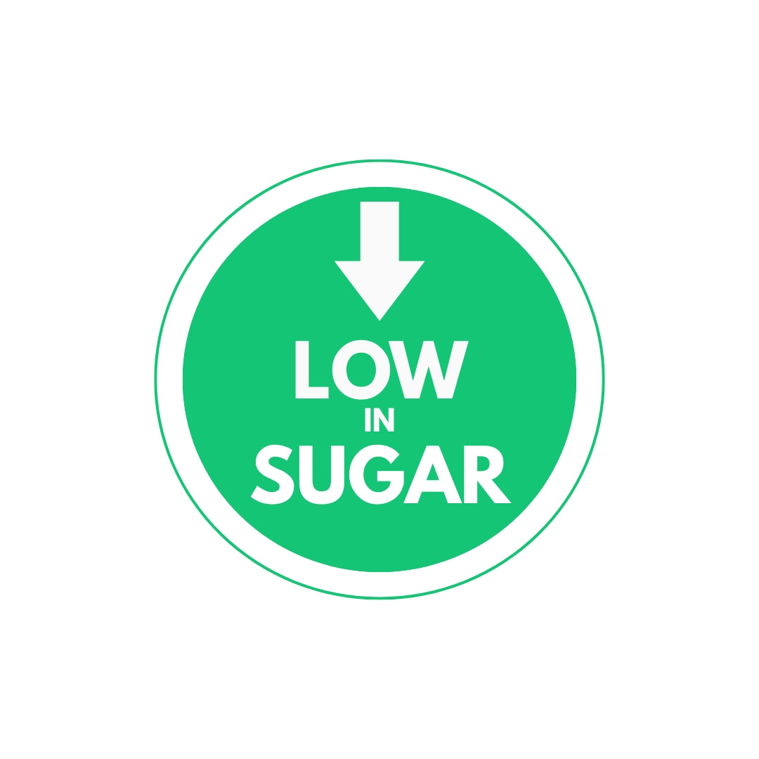 Low in Sugar Nutritional Labels 25mm 1000 labels per roll