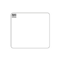 Blank 115741 - Removeable Matt85 Labels 55mm x 50mm, 1000 labels per roll, ideal for restaurant organization and safety.