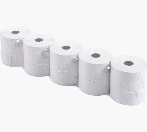 Exacompta Thermal Receipt Rolls for Credit Card Machines BPA Free 1 ply 55g (57x60x12mm) Pack 10
