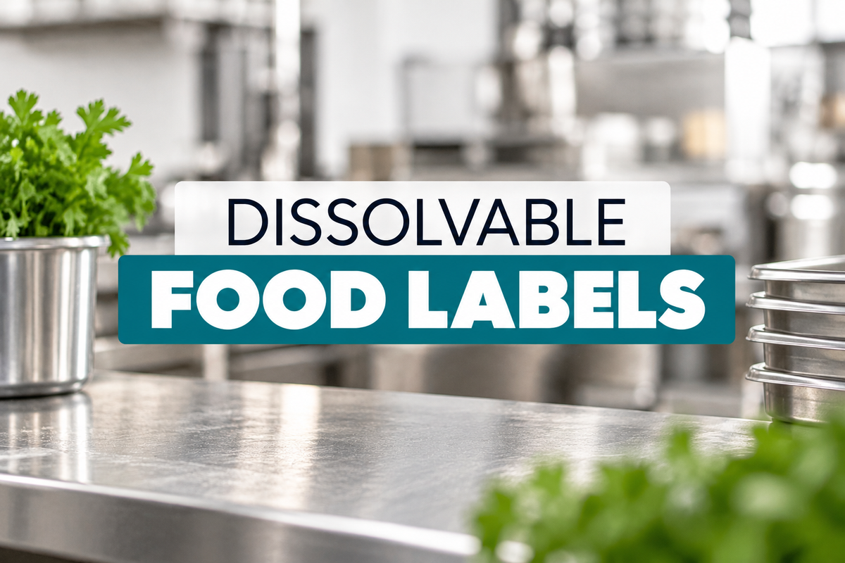 Dissolvable Food Labels: The Smarter Way to Keep Your Commercial Kitchen Clean and Organised