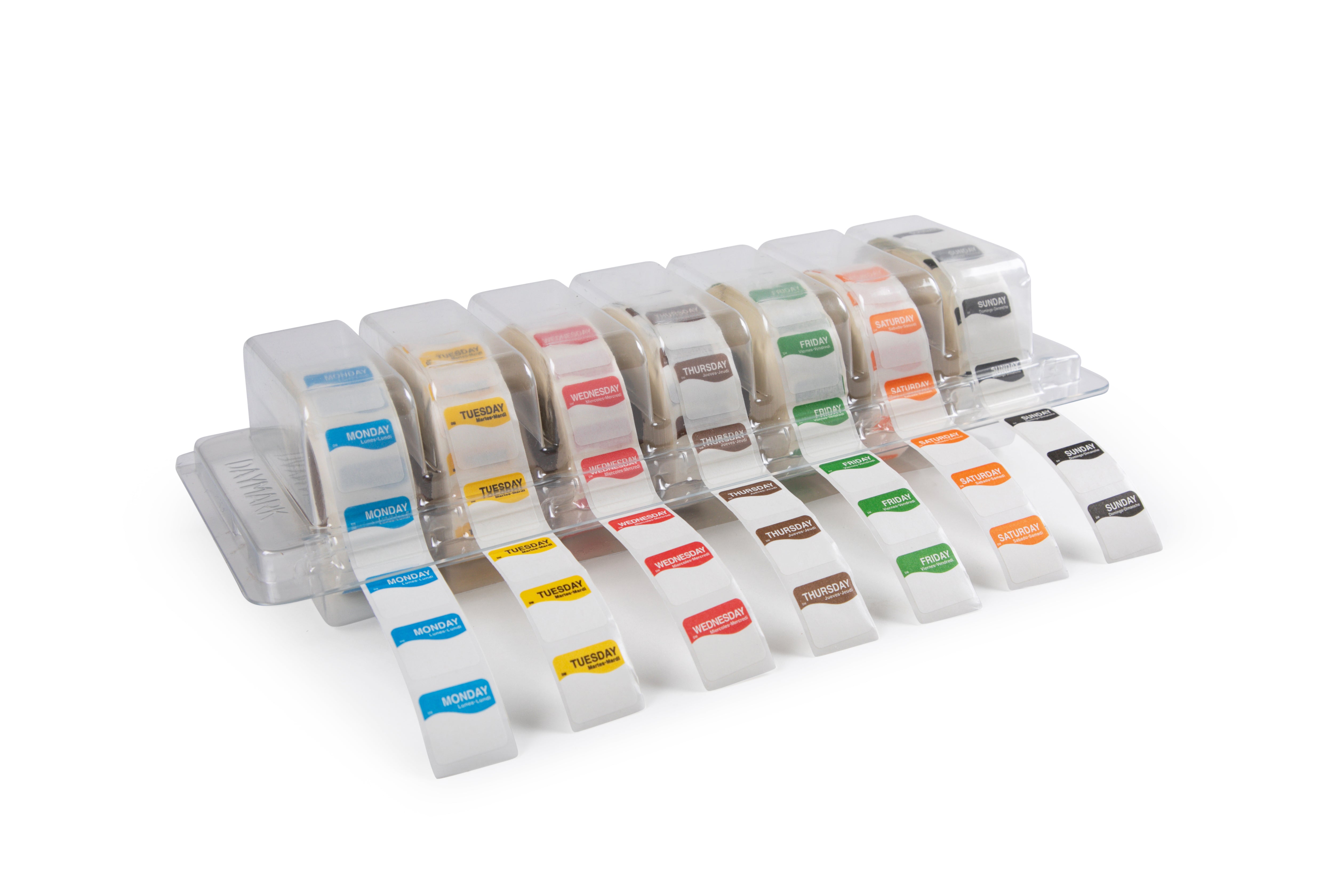 Large 51mm Days of the Week Labels