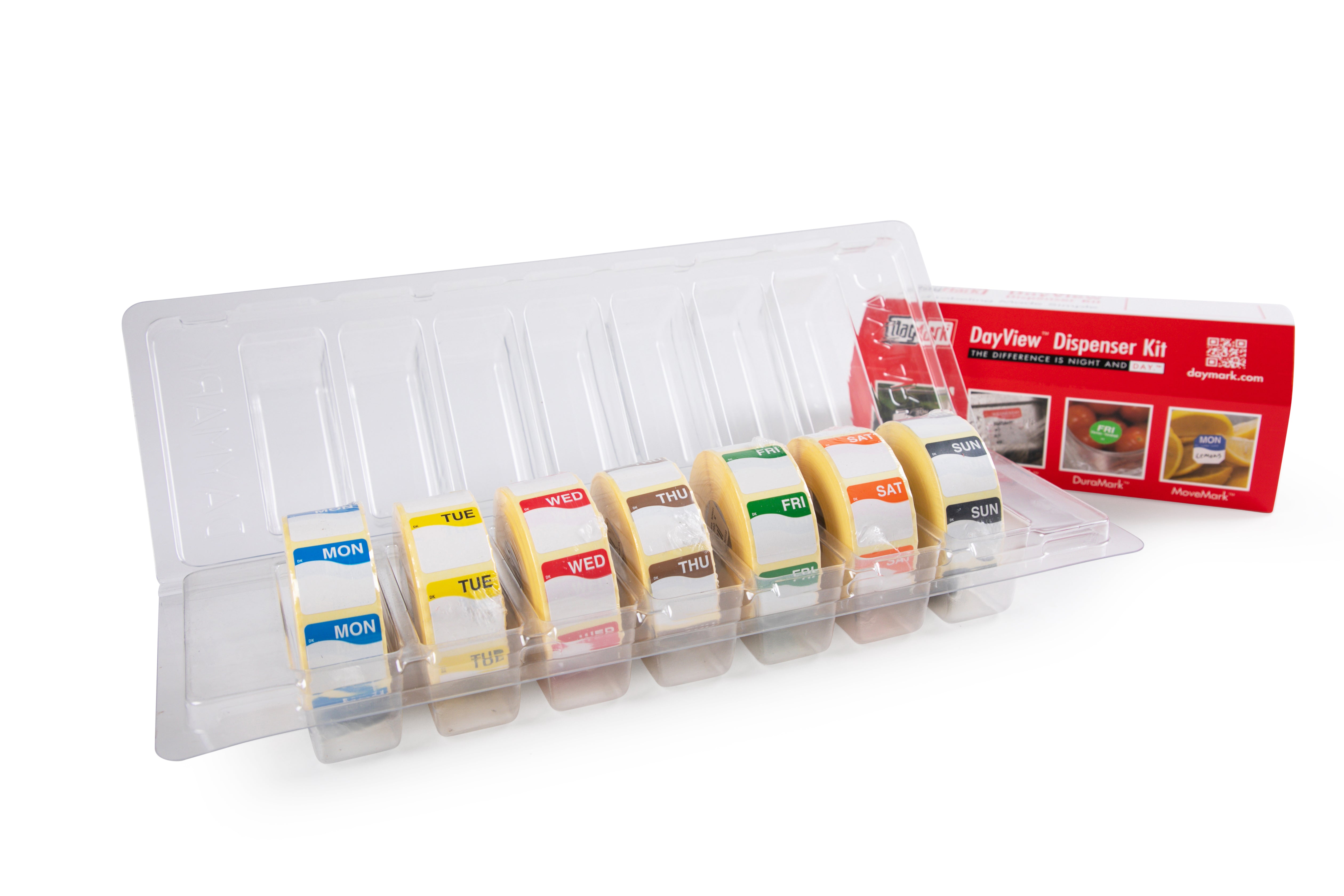 Labels in Dispensers