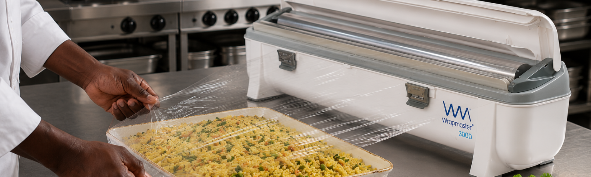 Wrapmaster 3000 dispenser, Foil, Parchment and Films