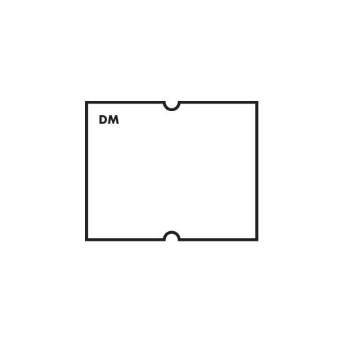 110413 2 line blank label for the Speedy Mark 20 White (500 Labels/Roll, 8 Rolls/Sleeve)