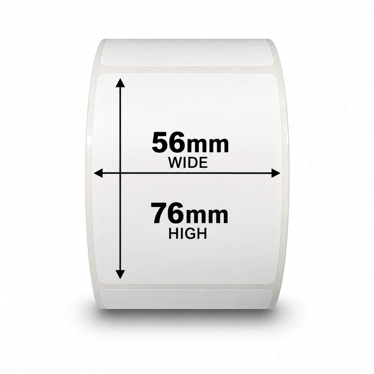 Matt85 Direct Thermal Food Labels 56mm x 76mm Permanent Adhesive – 115737