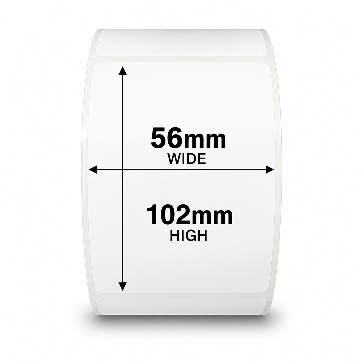 Matt85 Direct Thermal Food Labels 56mm x 102mm Permanent Adhesive – 115738