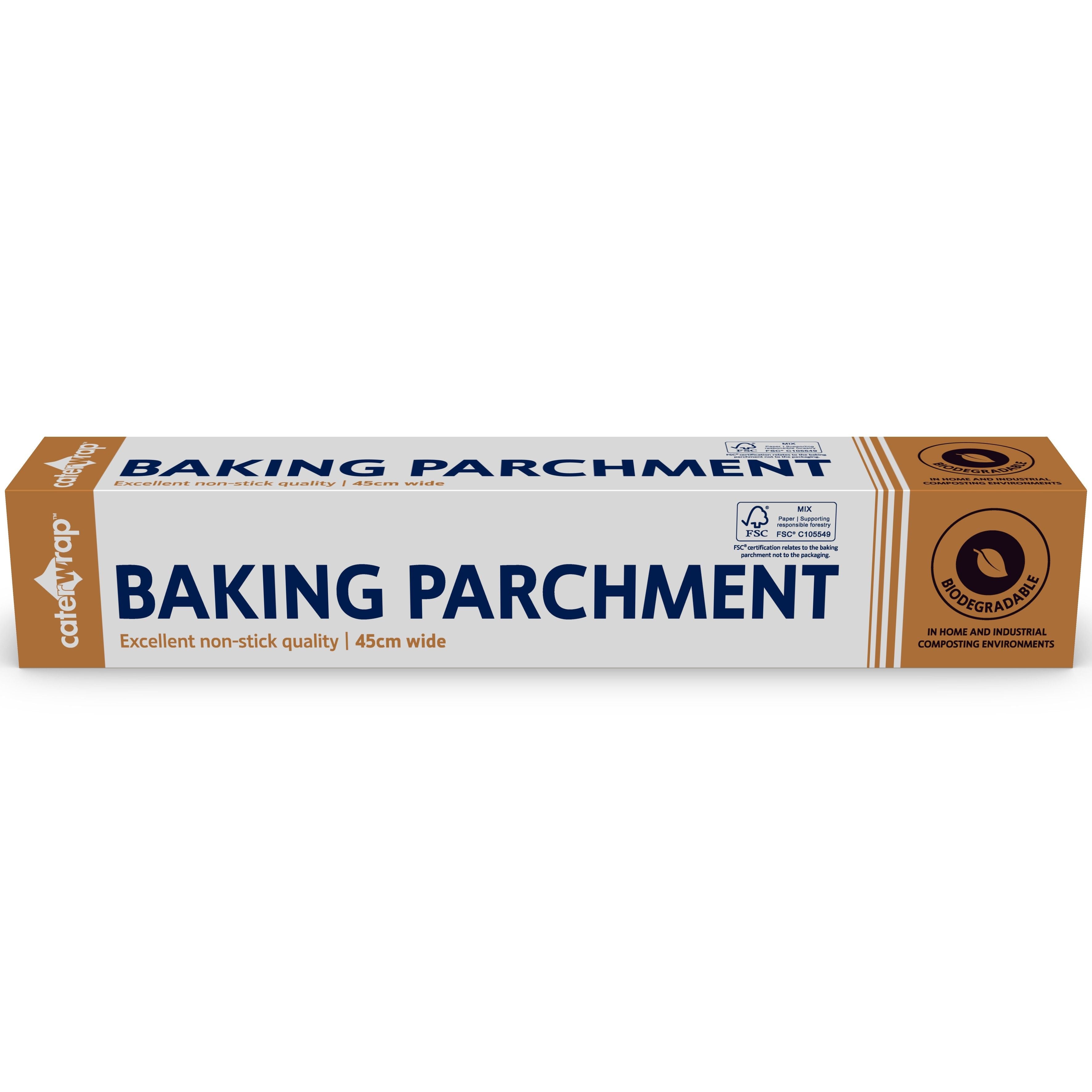 21C27 - Caterwrap Baking Parchment Paper 45cm x 50M in Cutter Box