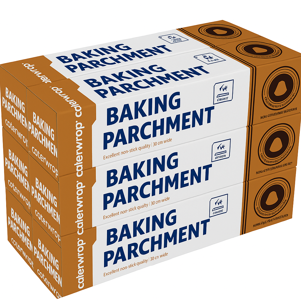 21C27 - Caterwrap Baking Parchment Paper 45cm x 50M in Cutter Box