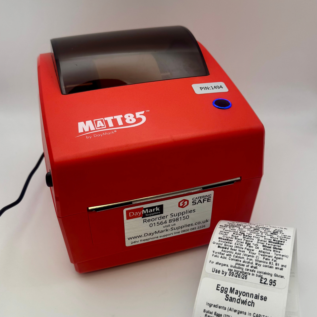 Matt85 Direct Thermal Printer - FREE DEMONSTRATION BOOKING PORTAL
