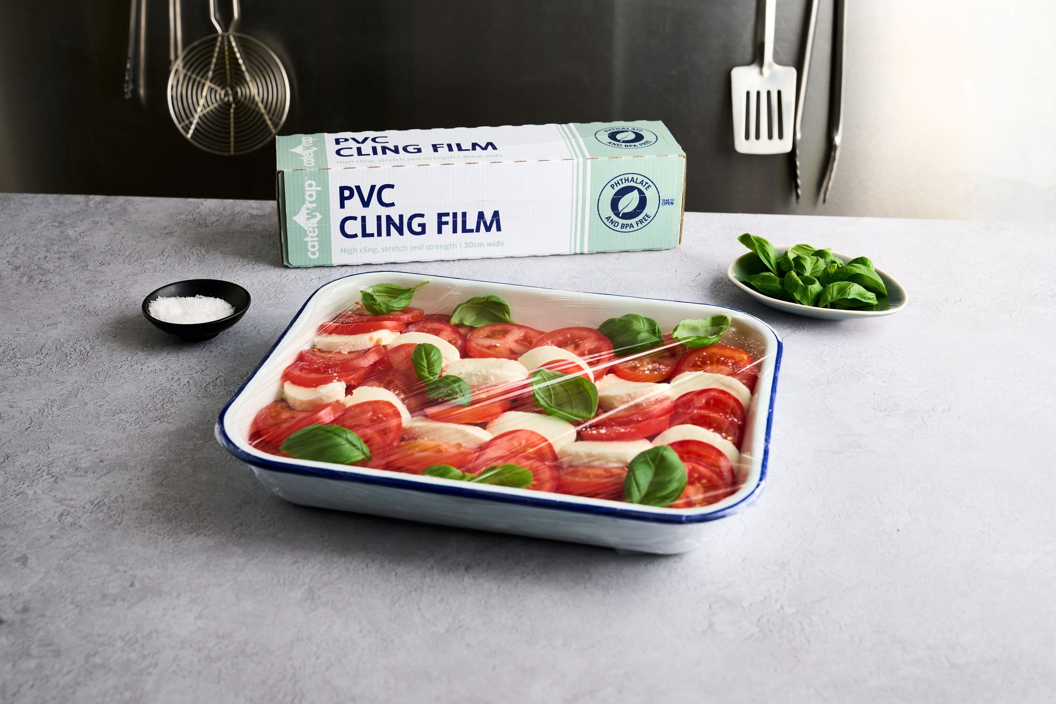 32C08 - Caterwrap Cling Film (PVC) 30CM x 300M in Cutter Box