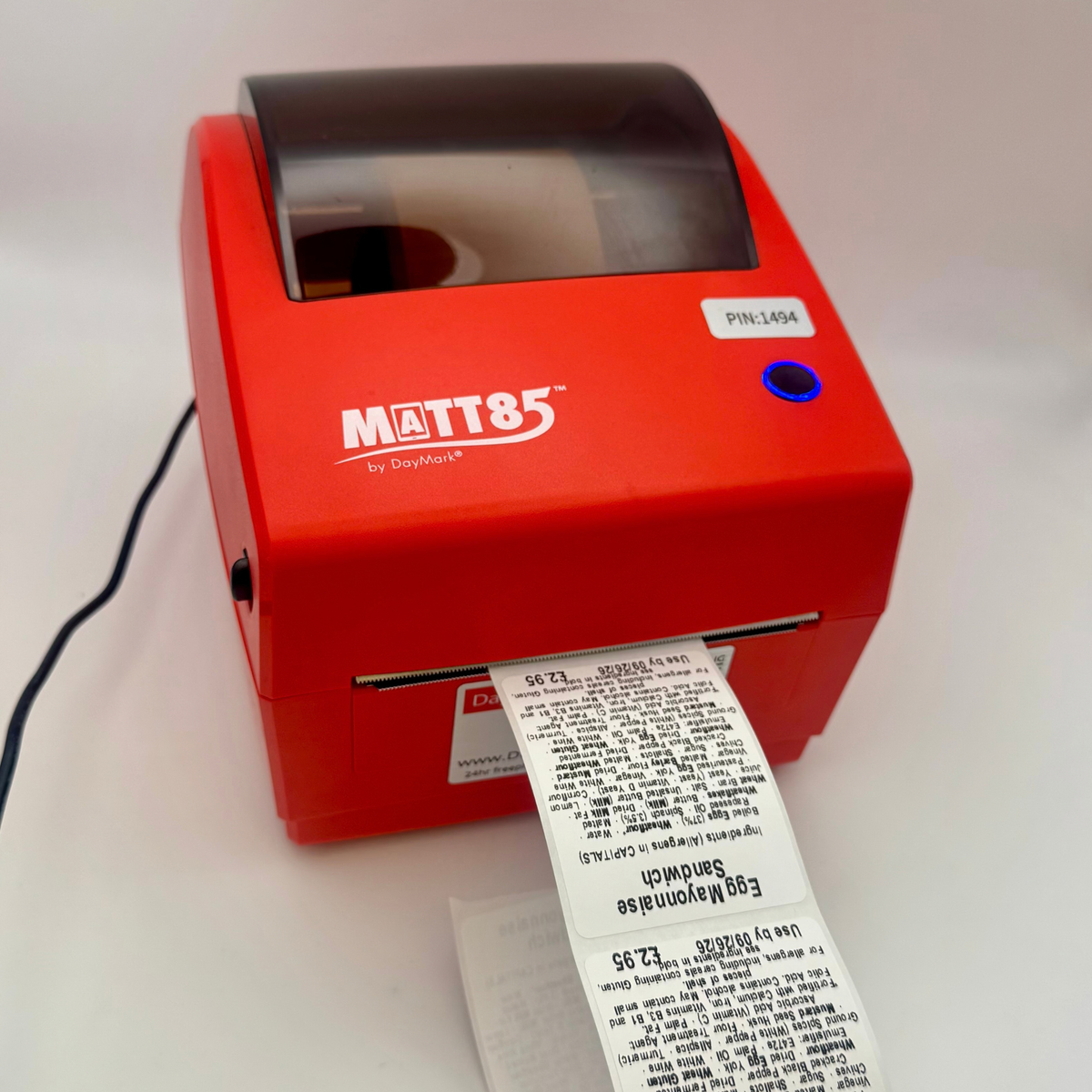 Matt85 Direct Thermal Printer - FREE DEMONSTRATION BOOKING PORTAL
