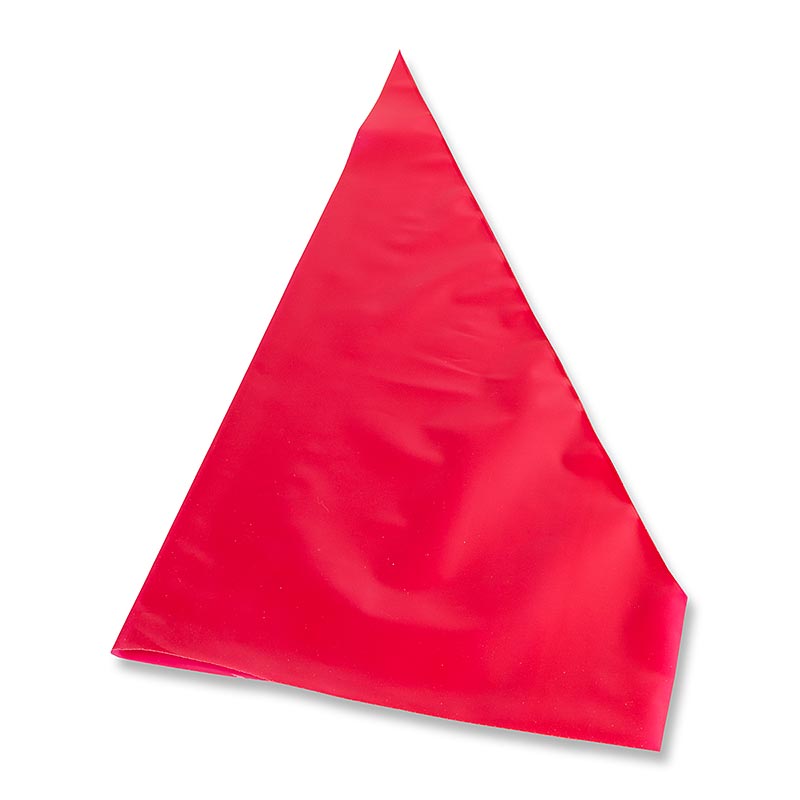 Oneway Comfort Red Hot Piping Bags from Masterline are extra thick for hot fillings, sauces, and melted chocolate.