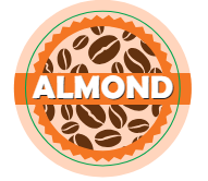 Coffee Shop Barista Labels set of 7, Almond, Soya, Oat, Coconut, Hazelnut, Decaf, Syrup 7 x 1000 labels