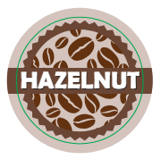 Hazelnut Milk Coffee Shop Barista Label 20mm 1000 Label Per Rolls