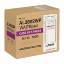 AL3602WP Medium Two-Part Carbonless Allergen Restaurant Cafe Order Pads WaitRpads