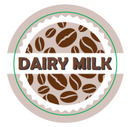 Dairy Milk Coffee Shop Barista Labels 20mm 1000 labels per roll CS20DM
