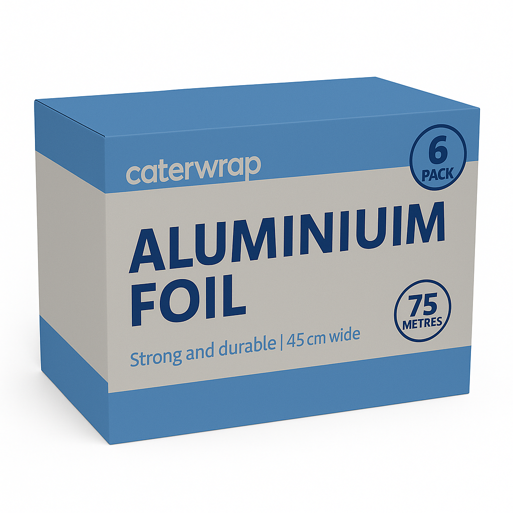 23C05 - Caterwrap Aluminium Foil 45CM x 75M in Cutter Box