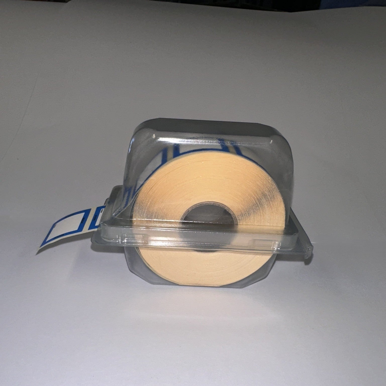 Organize your kitchen with the 7 Slot Metal Dispensing Rack Complete with Label Carriers for efficient label storage.