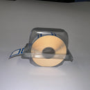 Organize your kitchen with the 7 Slot Metal Dispensing Rack Complete with Label Carriers for efficient label storage.