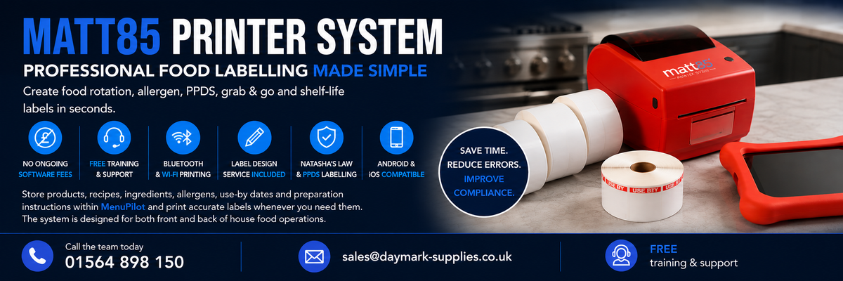 Daymark Supplies | Your Matt 85 and Menu Command Specialists