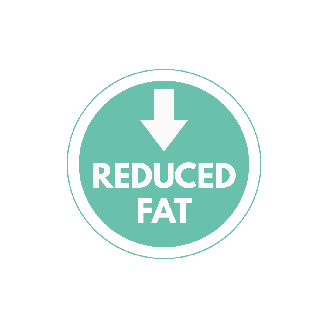 Reduced Fat Nutritional Labels 25mm 1000 labels per roll