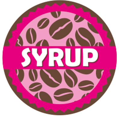 Oat Milk Coffee Shop Barista Labels 20mm 1000 labels per roll CS20OA