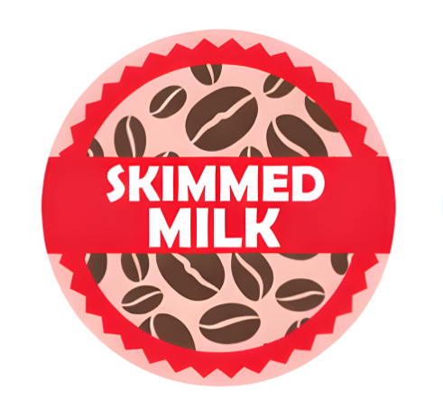 Decaf Coffee Shop Labels 20mm 1000 labels per roll