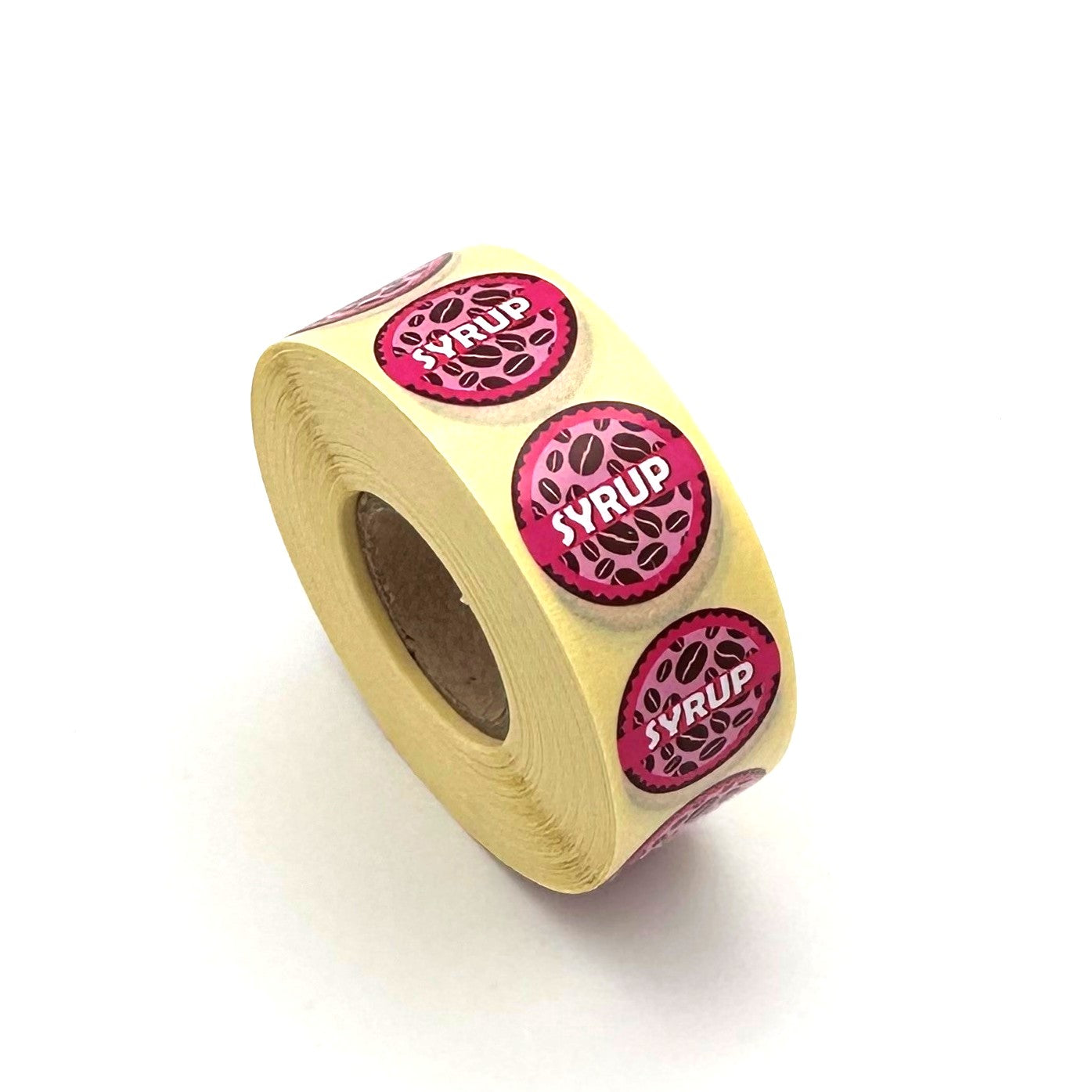 Syrup Coffee Shop Barista Labels 20mm 1000 labels per rolls