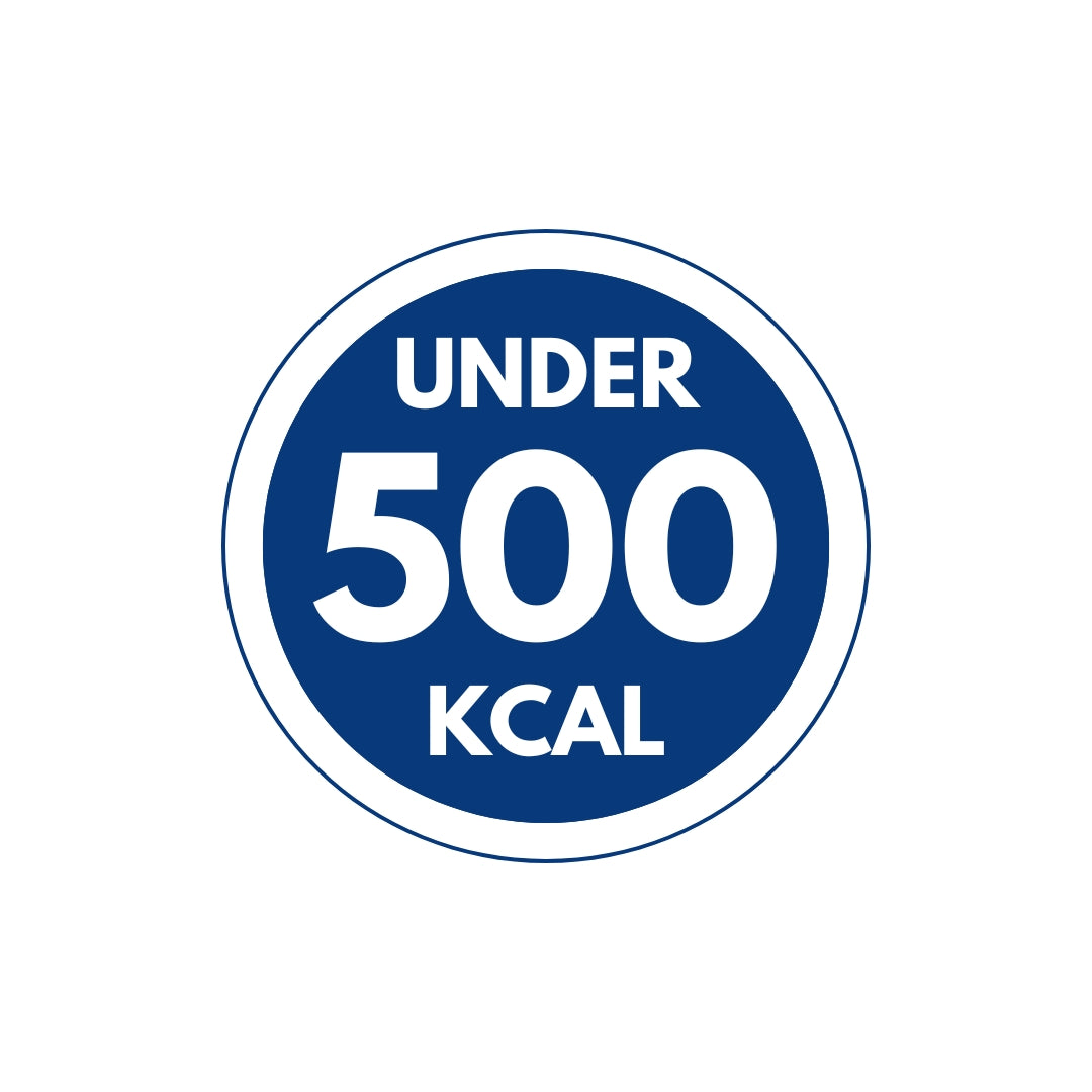 Under 500 Calorie Nutritional Labels 25mm 1000 labels per roll