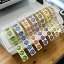 Coffee Shop Barista Labels set of 7x1000, Almond, Soya, Oat, Coconut, Hazelnut, Decaf, Syrup 7 x 1000 labels in handy dispenser