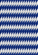 Blue & White Individually Wrapped Smoothie Milkshake Paper Straw 8mm x 200mm Bio-degradable Box 1500