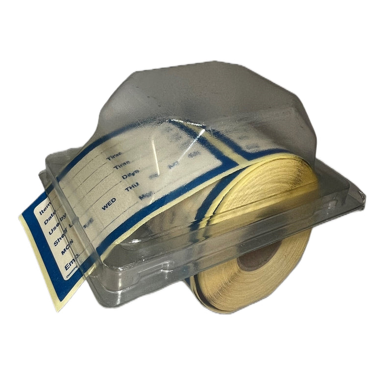 Dissolvable Use By Label, 250 labels per roll, 50 x 100mm CS113390D