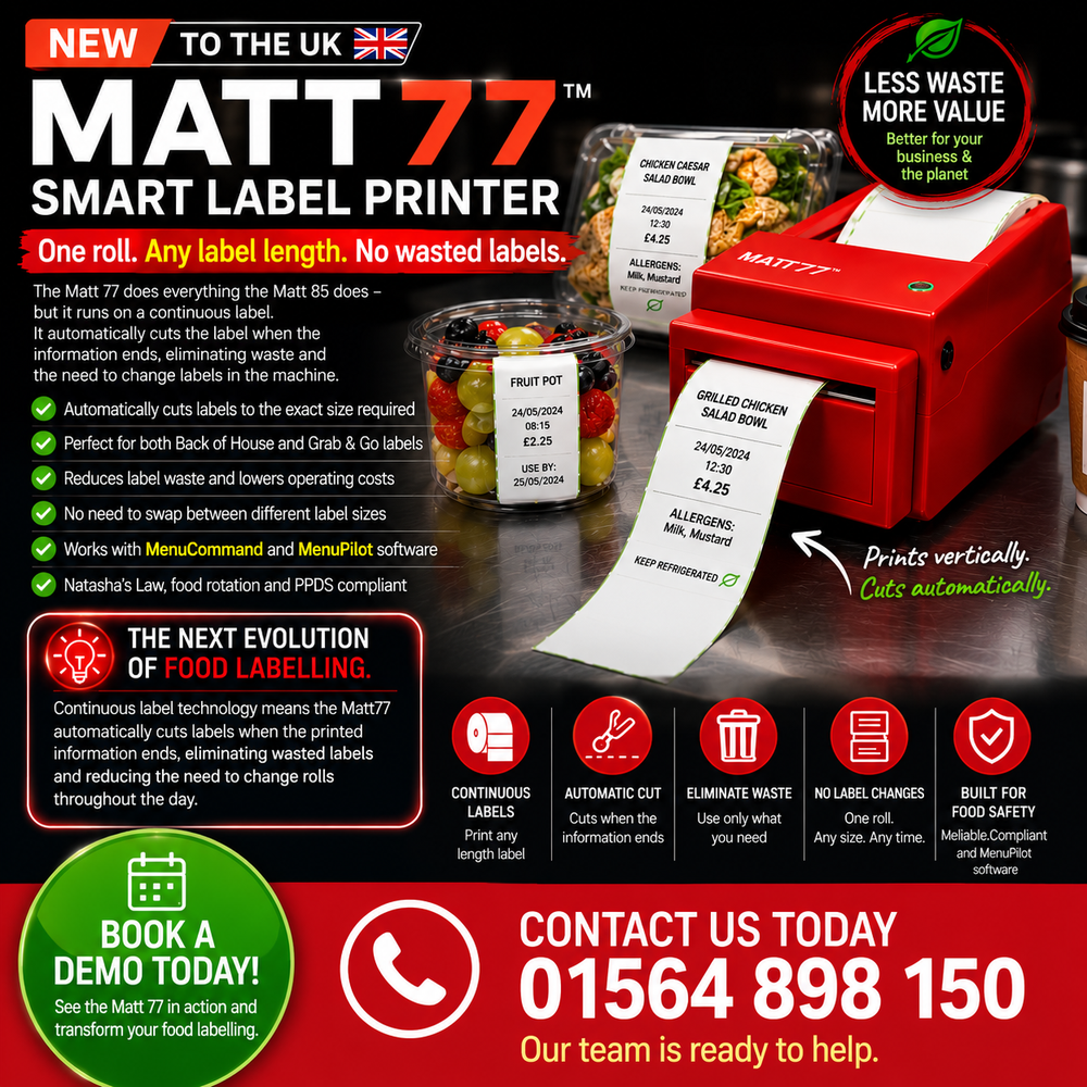 Daymark Supplies | Your Matt 85 and Menu Command Specialists