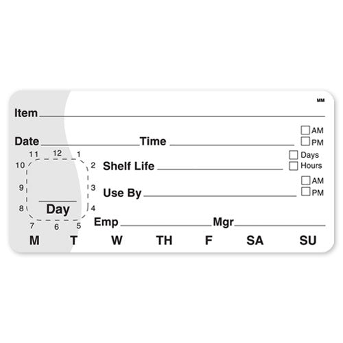 110044 - Shelf Life Use By DOT 51mm x 102mm MM