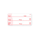 110105 - Item Date Use 25mm x 51mm Labels DM - 500 labels per roll