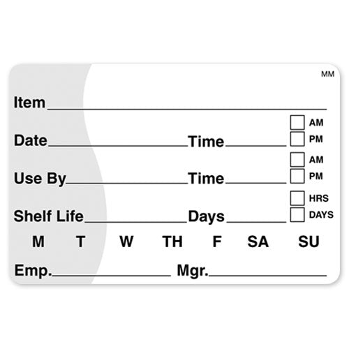 110342 - Item Date Use By 51mm x 76mm MM