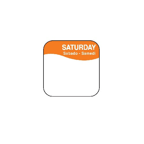 1131986 - Saturday - 19mm x 19mm Label DuraMark 1000 Labels Per Roll