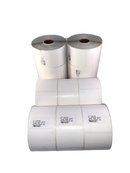 115736 Pack 12 - Matt85 thermal Labels  56x51mm Blank 1000 labels per roll for efficient Matt 85 labelling solutions.