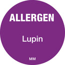 116137 - Daymark 25mm Circle Purple Allergen Lupin Labels 1000 labels per roll