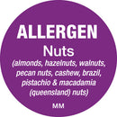 116144 - Daymark 25mm Circle Purple Allergen Nuts Labels 1000 labels per roll