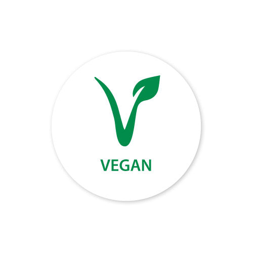 118545 - Dietary Alert Label Vegan 25mm 1000 labels per roll