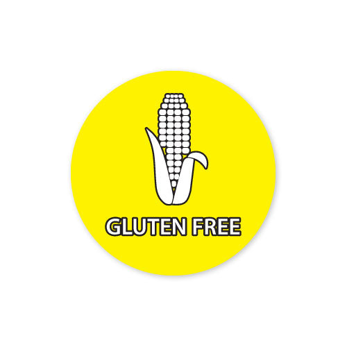 118549 - Dietary Alert Label Gluten Free 25mm 1000 labels per roll